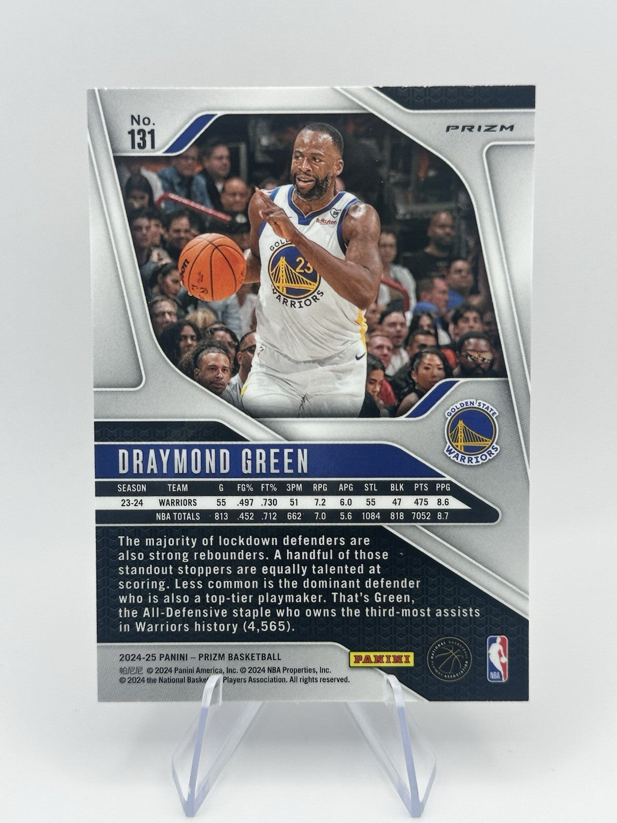 2024-25 Panini Prizm Silver Golden State Warriors #131 Draymond Green NBA Card