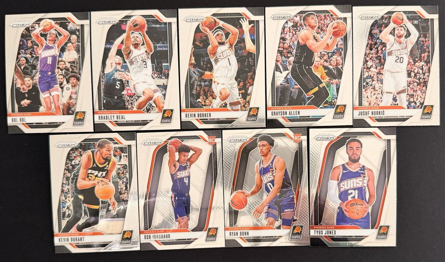 2024-25 Panini Prizm Phoenix Suns Team Lot Kevin Durant Devin Booker NBA Card