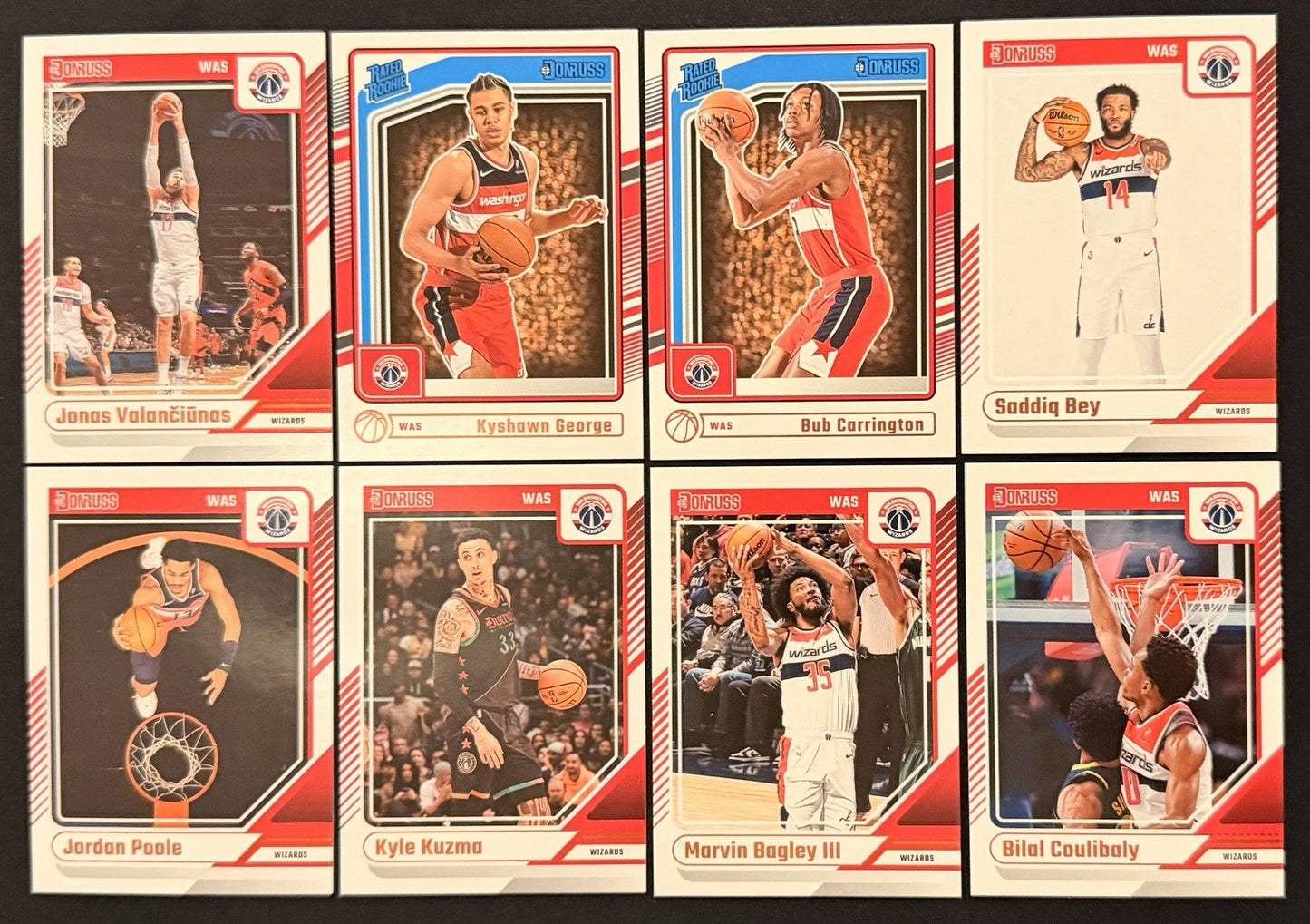 2024-25 Donruss Washington Wizards Team Lot NBA Card
