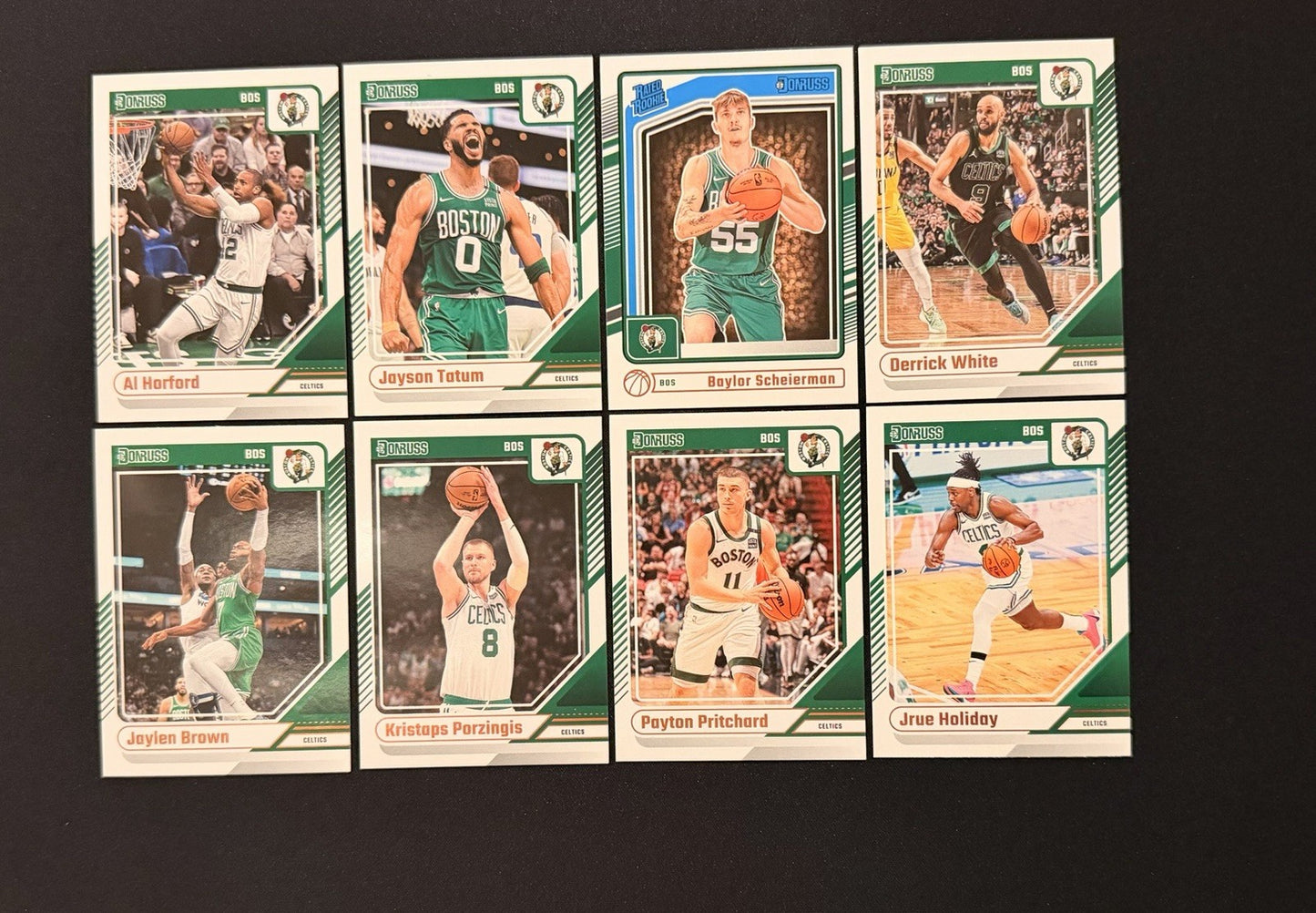 2024-25 Donruss Boston Celtics Team Lot Tatum Brown Holiday Porzingis NM