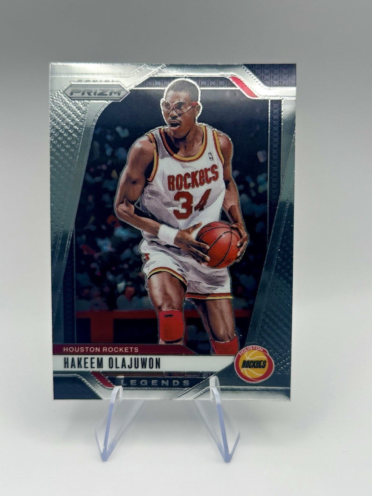 2024-25 Panini Prizm Legends 5 Lot Bird Johnson Olajuwon Garnett Rodman NBA Card