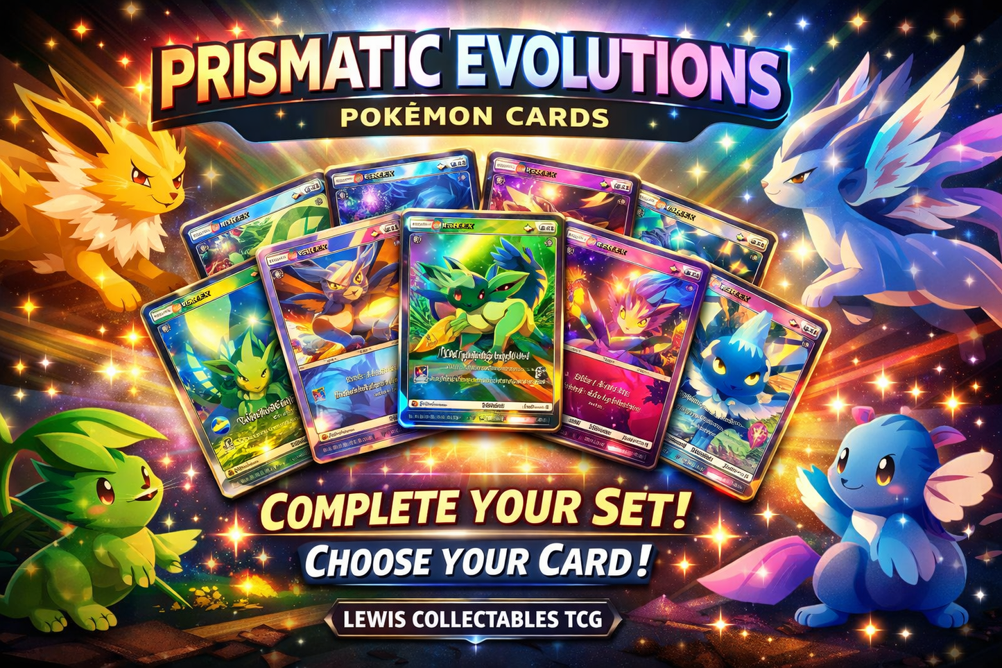 Pokemon TCG Prismatic Evolutions Singles Pick Your Card NM/M