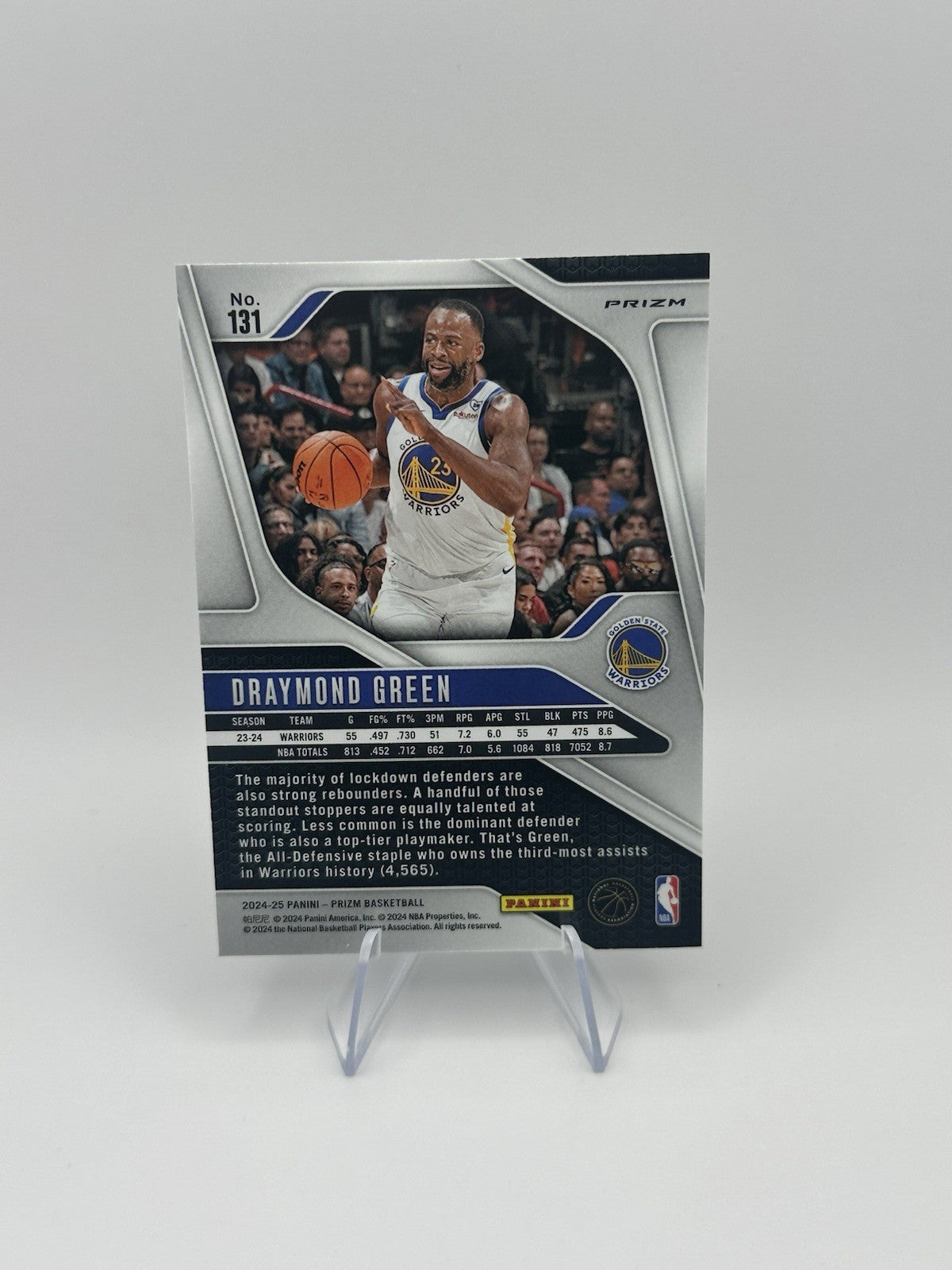2024-25 Panini Prizm Silver Golden State Warriors #131 Draymond Green NBA Card
