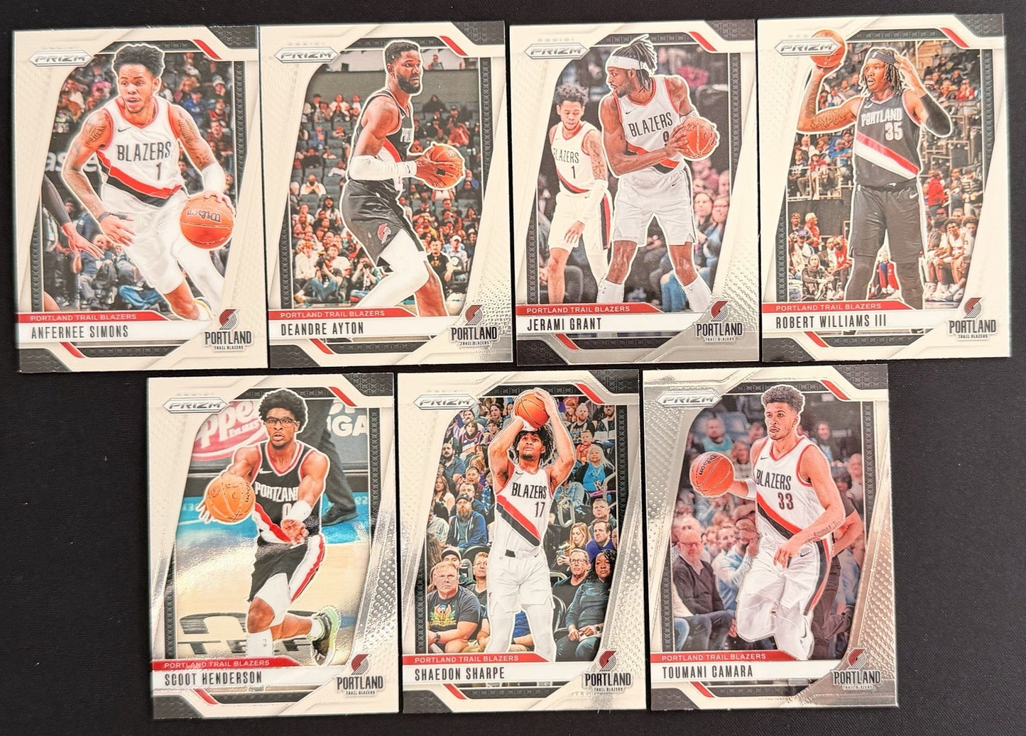 2024-25 Panini Prizm Portland Trail Blazers Team Lot Scoot Henderson Sharpe