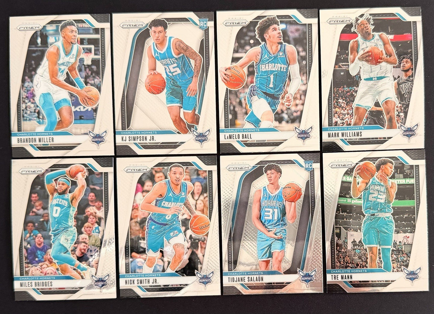 Charlotte Hornets Team Lot Panini Prizm Cards LaMelo Ball Brandon Miller RC +