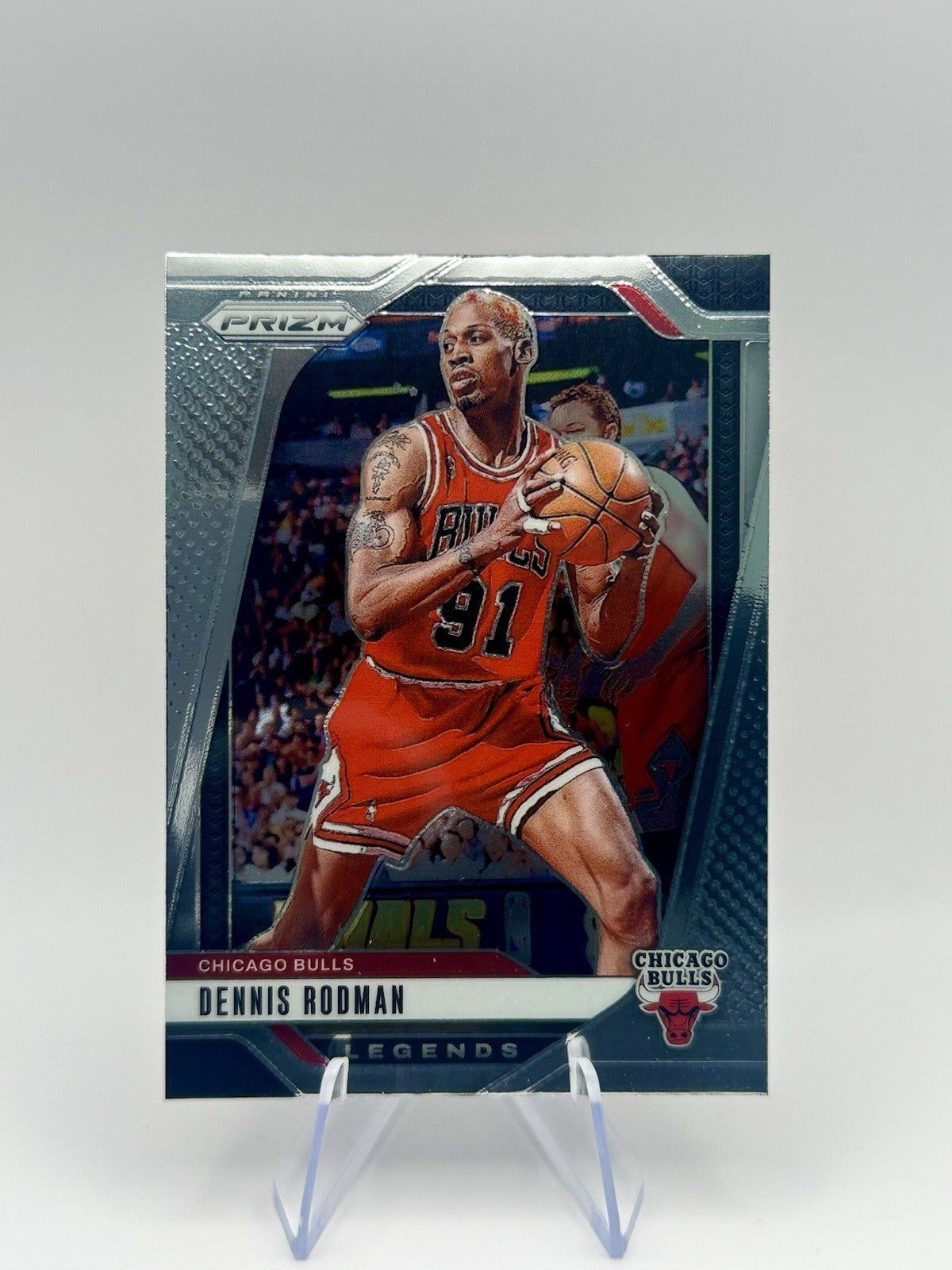 2024-25 Panini Prizm Legends 5 Lot Bird Johnson Olajuwon Garnett Rodman NBA Card