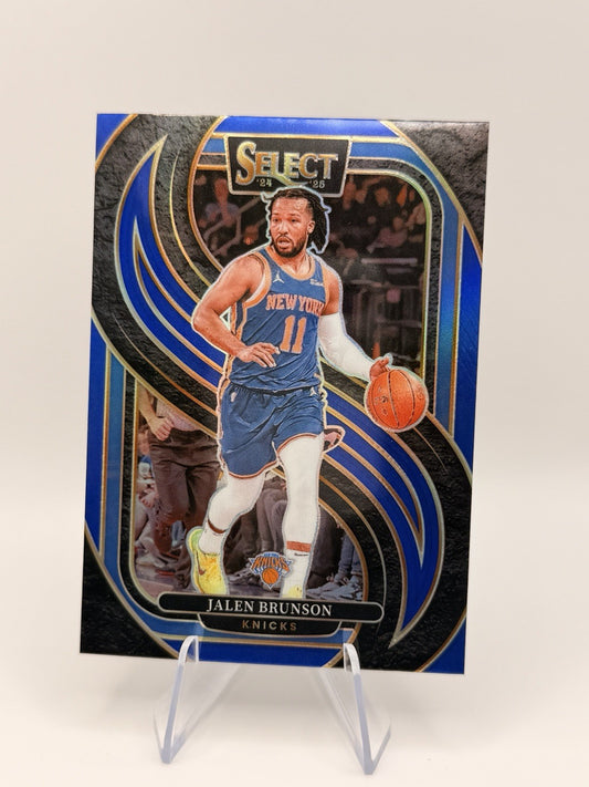2024-25 Panini Prizm Select Jalen Brunson Blue Prizm SSP New York Knicks Premier
