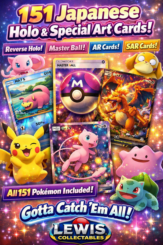 Pokemon Card 151 Japanese Reverse Holo Master Ball AR SAR – Choose Card