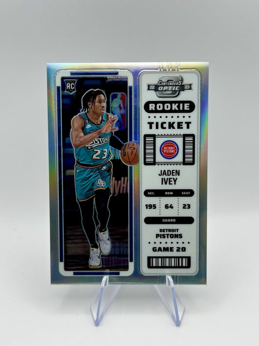 Panini Contenders Optic Jaden Ivey RC Ticket Detroit Pistons NBA Card