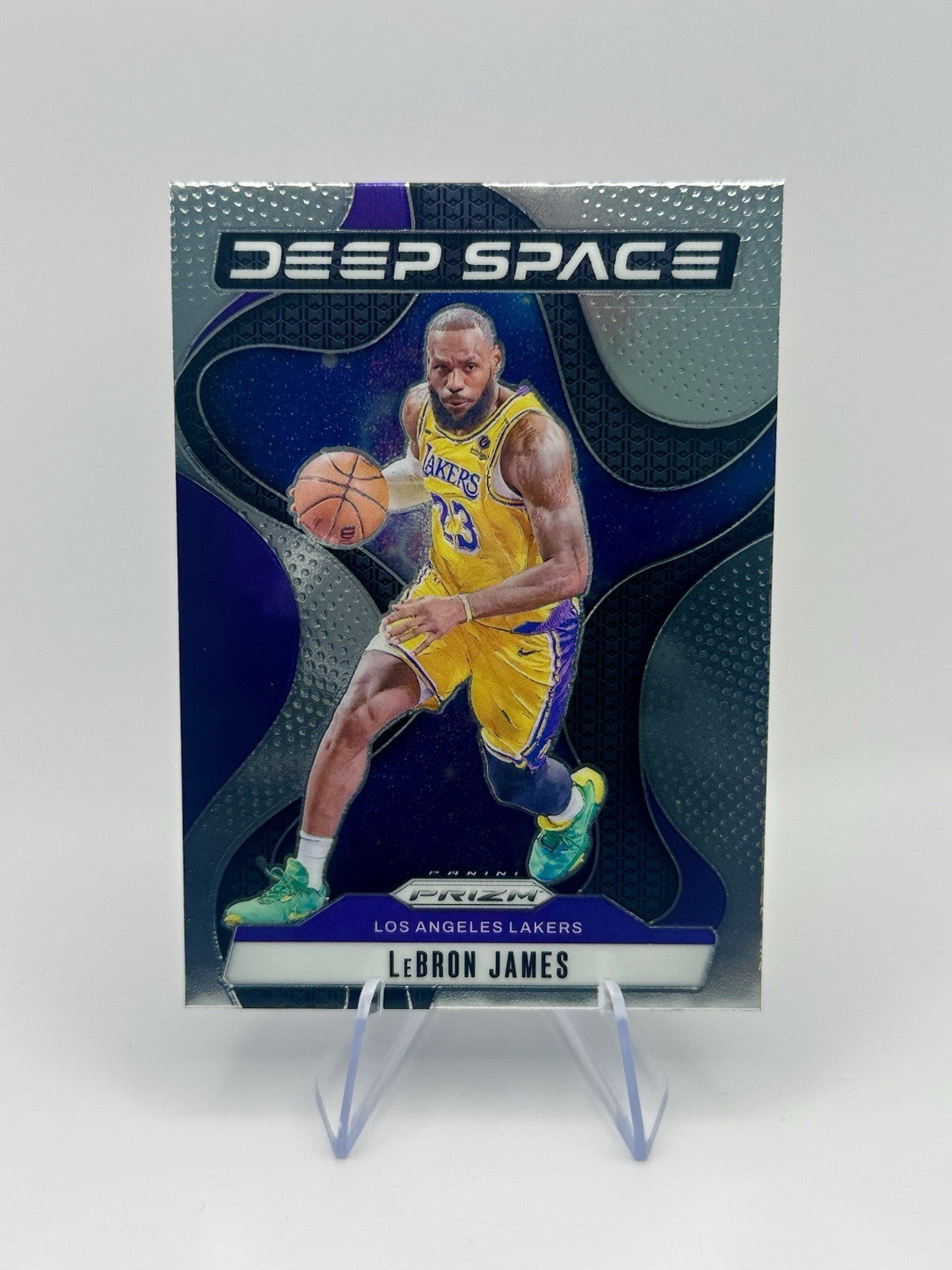 2024-25 Panini Prizm Prizm Deep Space Curry Doncic LeBron 3 Card Lot NBA Card