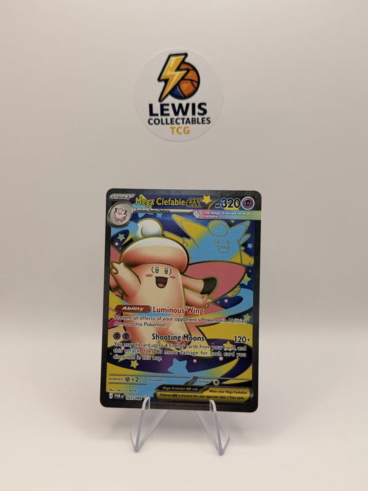 Pokemon Mega Clefable ex 103/088 Full Art Perfect Order NM