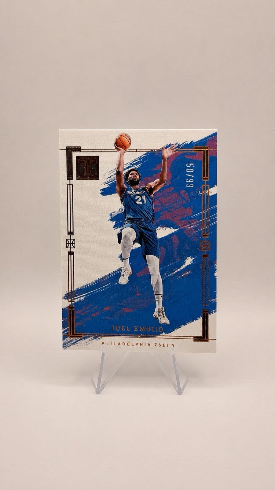 2023-24 Panini Impeccable Joel Embiid Bronze /99 #41 76ers SSP NM