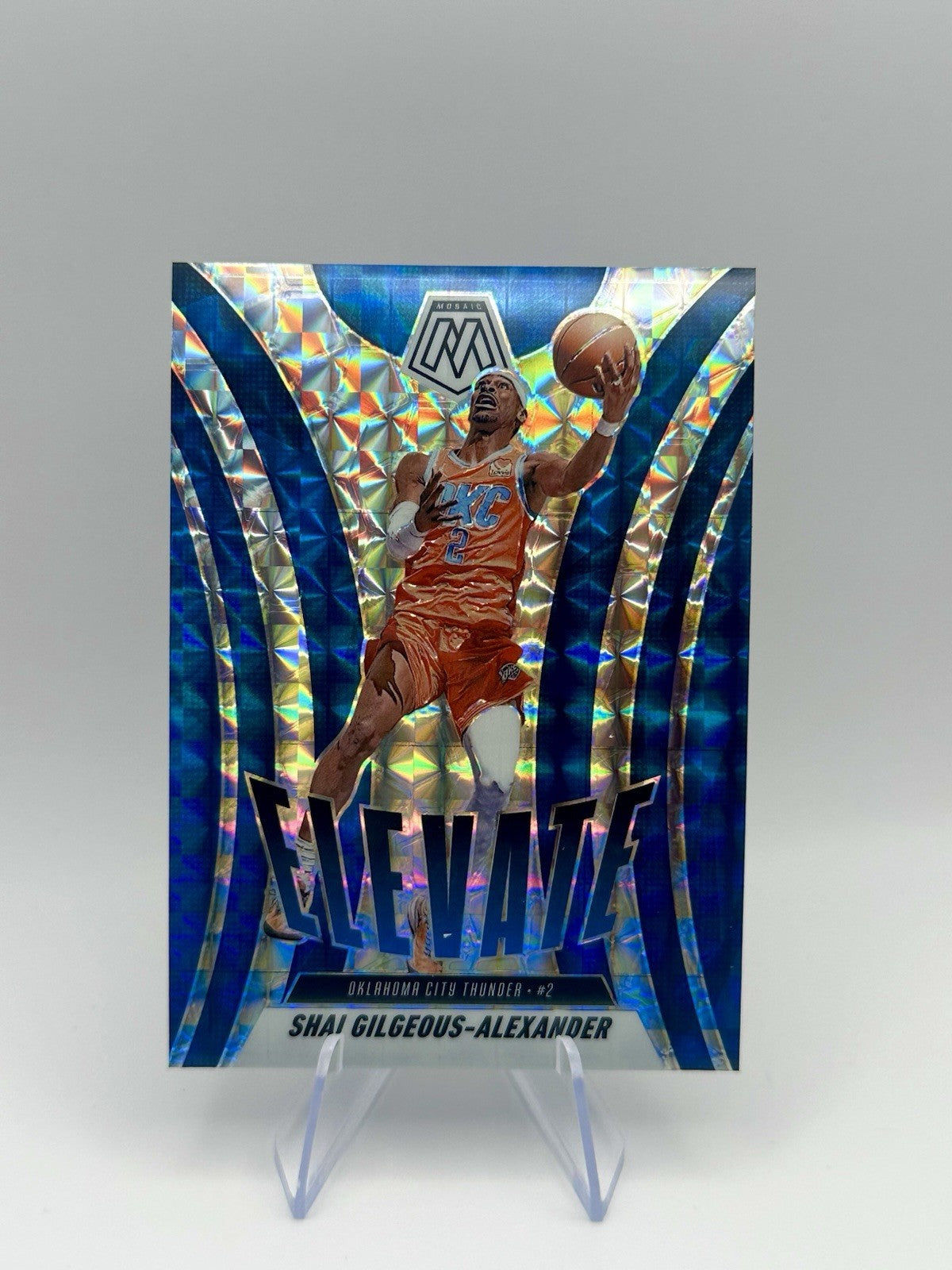 2024-25 Panini Prizm Mosaic #25 Shai Gilgeous-Alexander OKC NBA Card