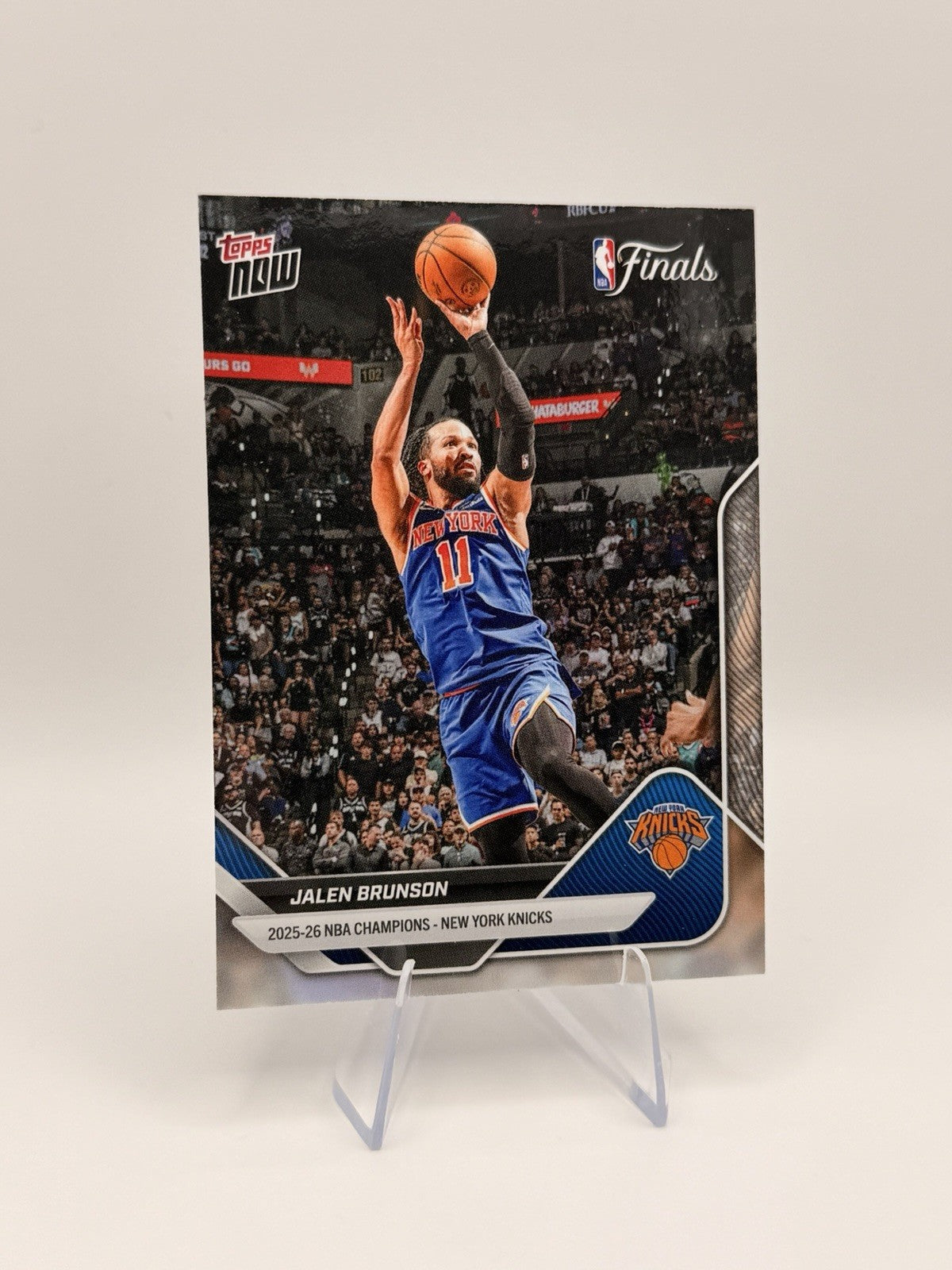 Topps NOW 2025-26 NBA Finals Champions New York Knicks 15 Card Team Set Complete