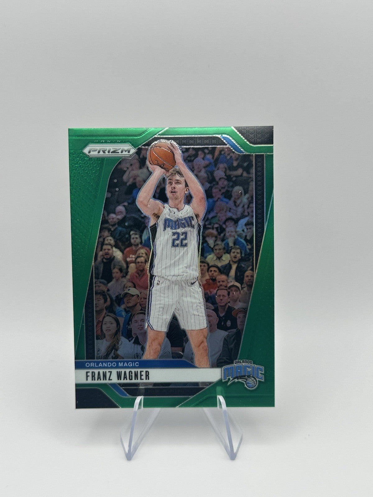 2024-25 Panini Prizm Green Prizm #143 Franz Wagner Orlando Magic NBA Card
