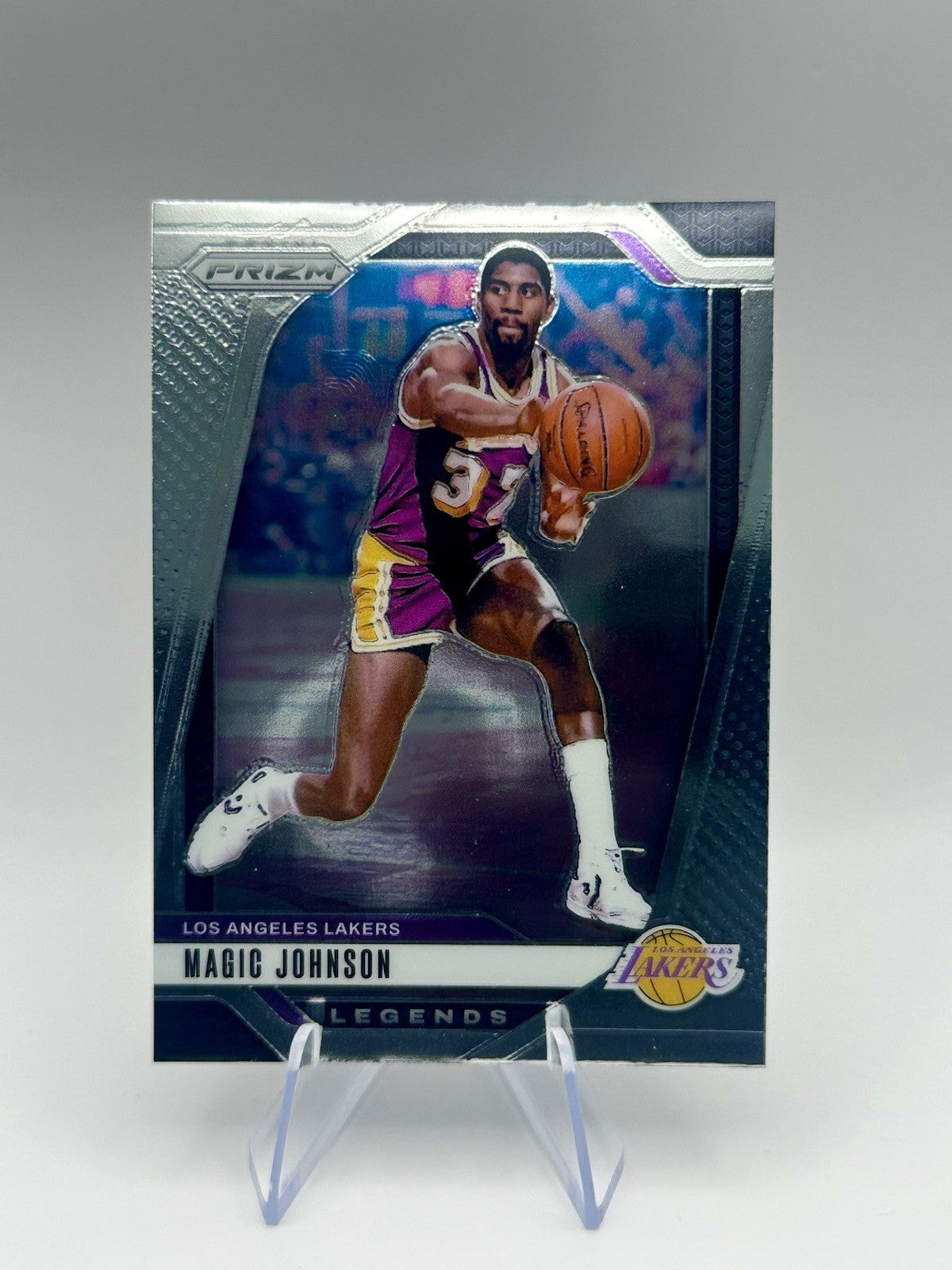 2024-25 Panini Prizm Legends 5 Lot Bird Johnson Olajuwon Garnett Rodman NBA Card