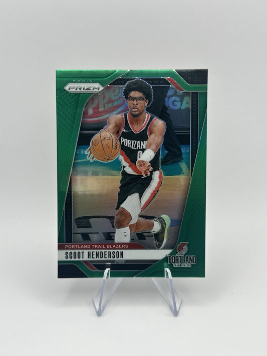 2024-25 Panini Prizm Green Prizm #94 Scoot Henderson Portland Trail Portland