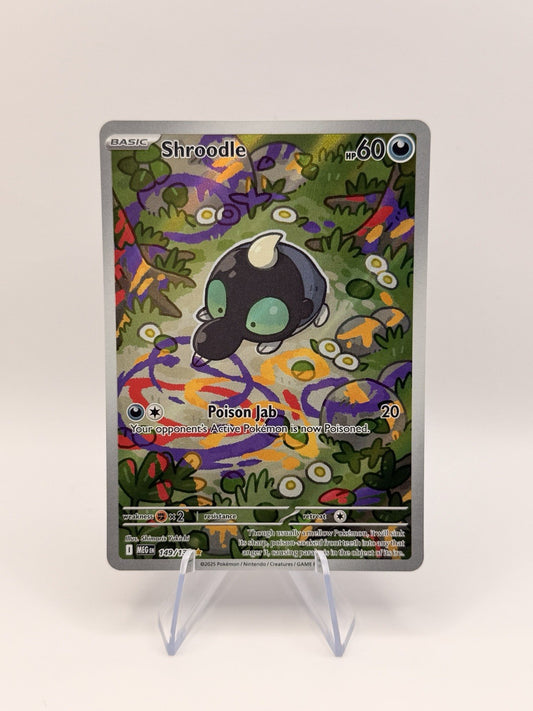 2025 Pokemon TCG Mega Evolution Shroodle Illustration Rare 149/131 IR NM
