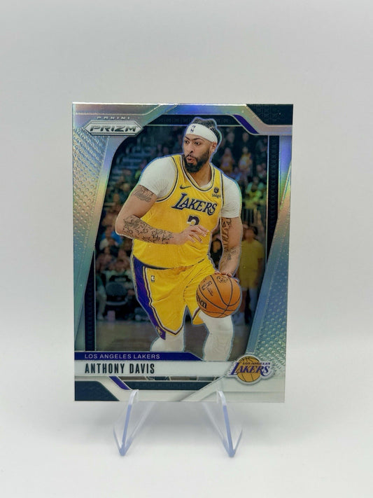 2024-25 Panini Prizm Anthony Davis #195 Silver Los Angeles Lakers NBA Card
