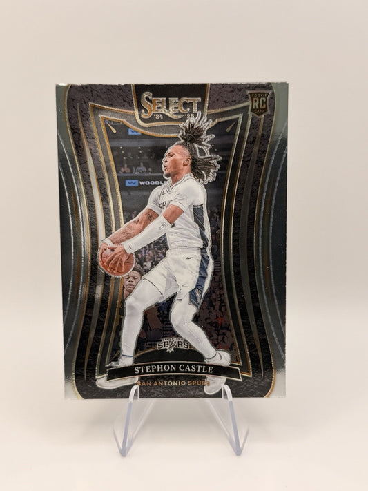 2024-25 Panini Prizm Select Stephon Castle Rookie RC San Antonio Spurs NBA Card