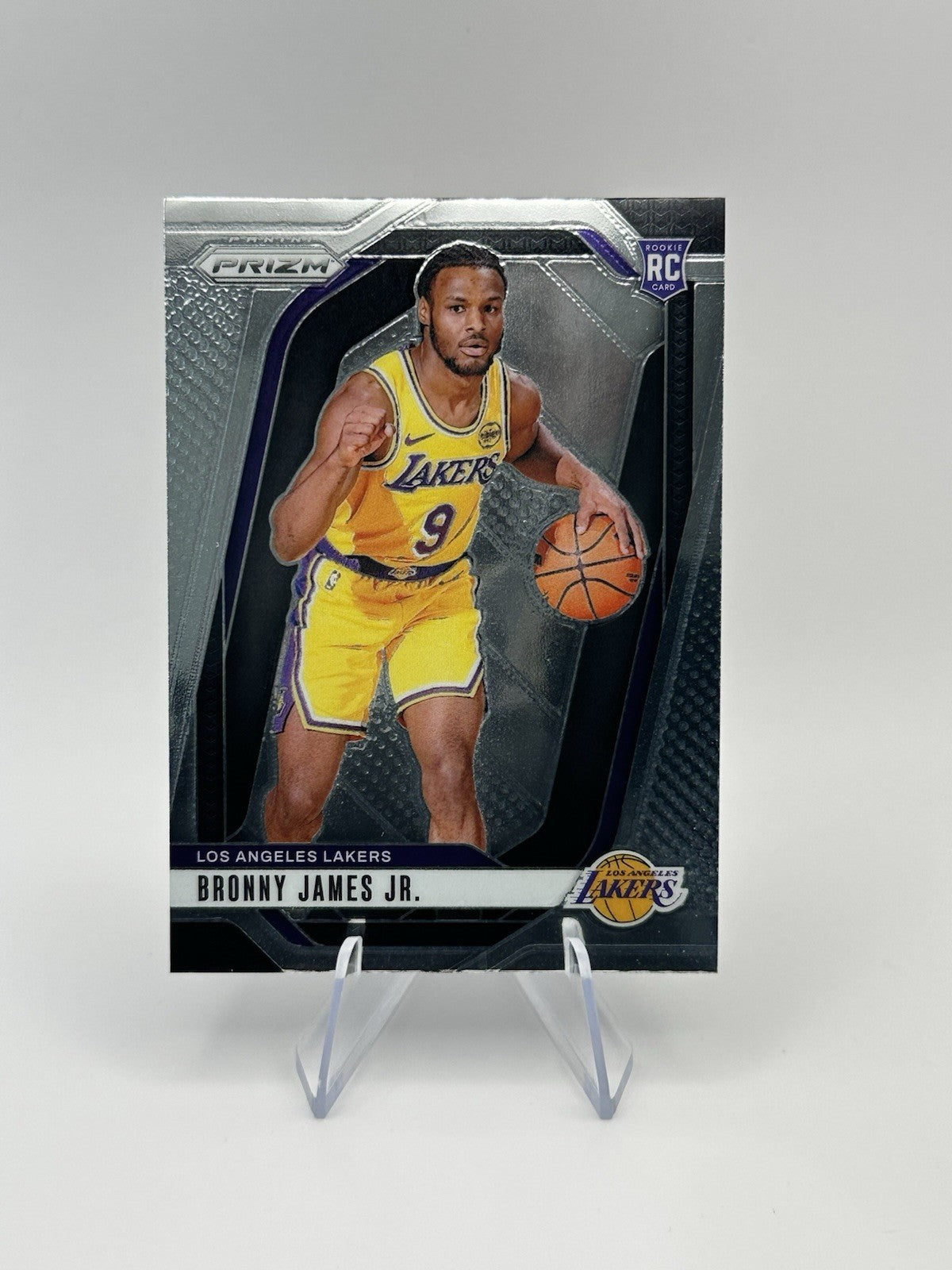 2024-25 Panini Prizm Bronny James Jr #243 Silver RC Los Angeles Lakers NBA Card