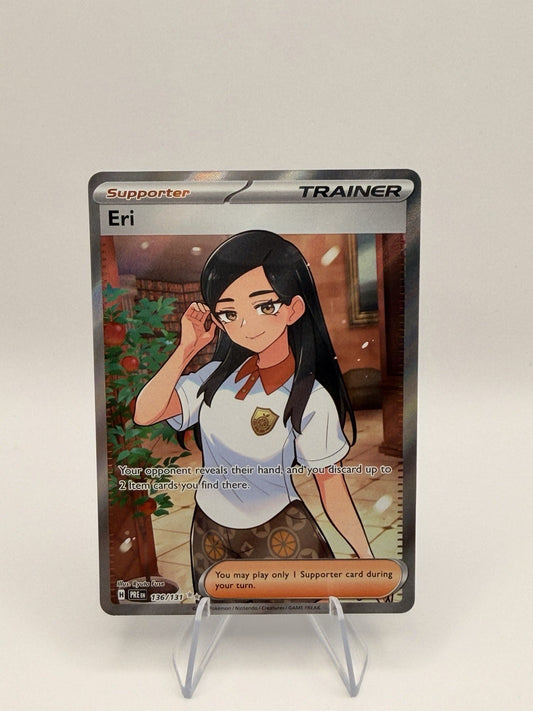Pokemon Eri Illustration Rare 136/131 Prismatic Evolutions IR NM
