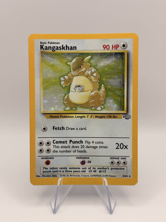1999 Pokemon Jungle Kangaskhan 5/64 Holo Rare Vintage WOTC English