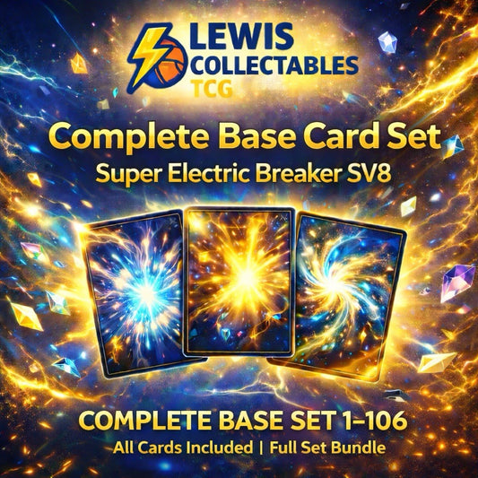 Super Electric Breaker SV8 Pokemon TCG TCG Complete Base Set 1-106 Japanese