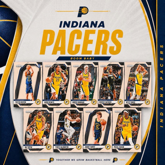 Indiana Pacers Team Lot Panini Prizm Cards Haliburton Siakam Mathurin RC