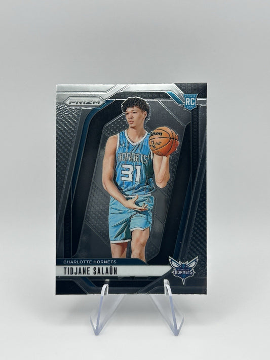 2024-25 Prizm #262 Tidjane Salaun RC Charlotte Hornets NBA Card