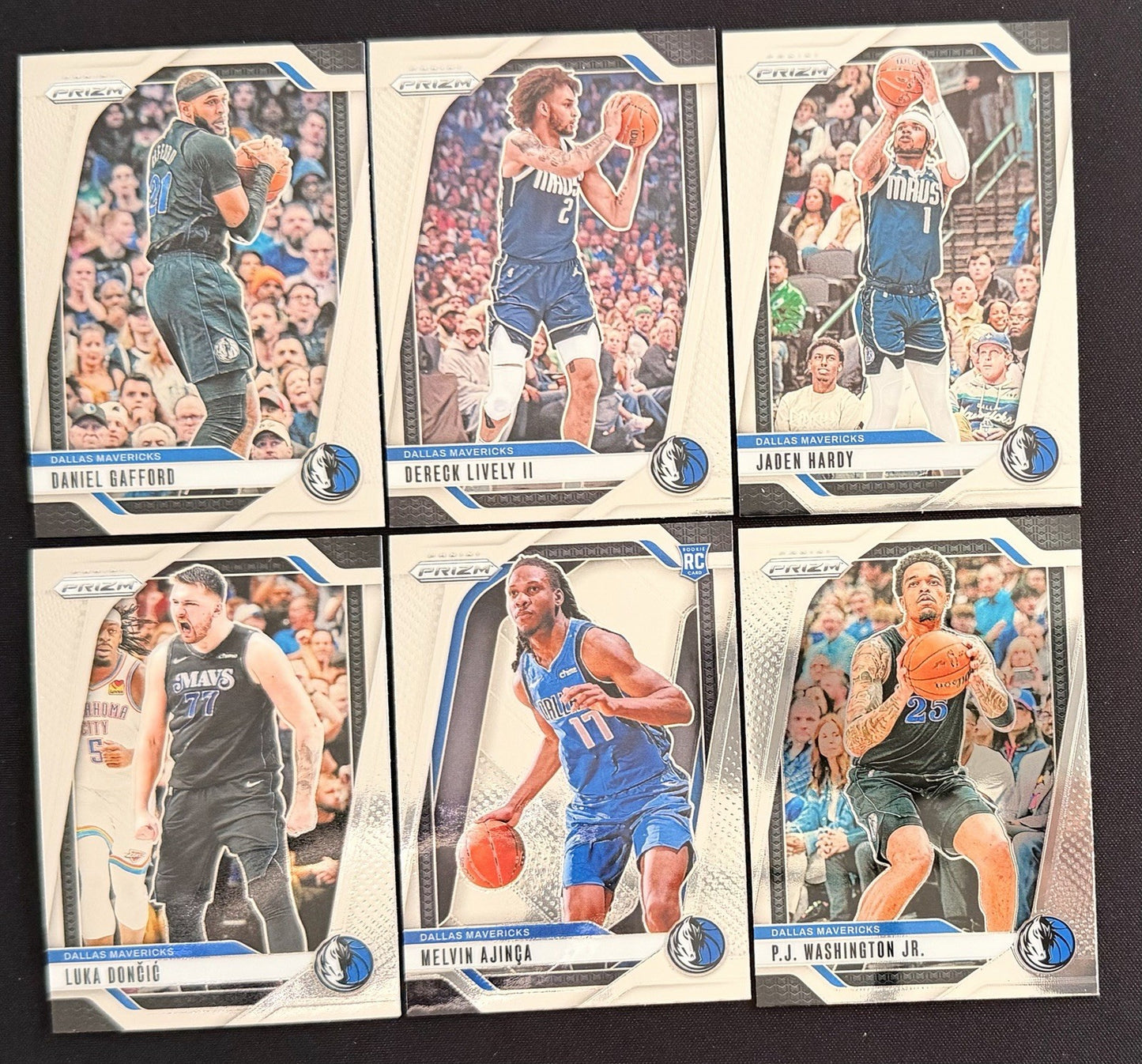 Dallas Mavericks Team Lot Panini Prizm Cards Luka Doncic Lively Gafford RC