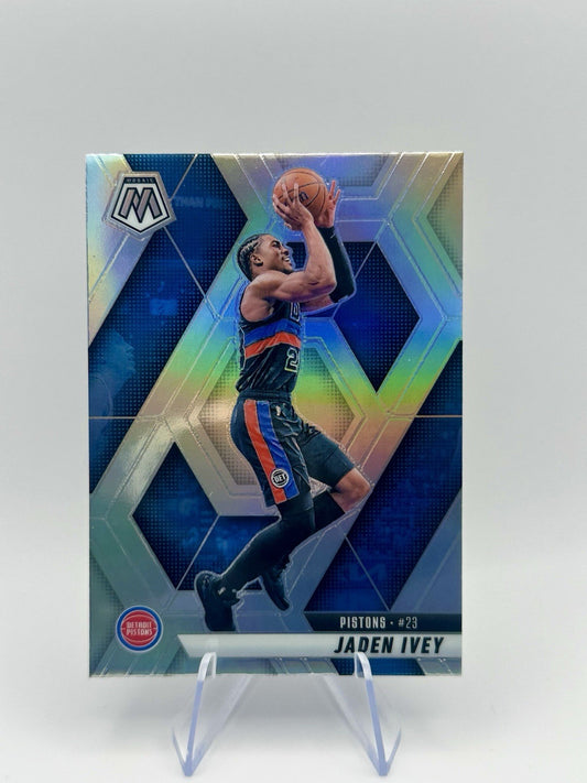 2024-25 Panini Mosaic Jaden Ivey Silver Prizm Detroit Pistons #159 NBA Card