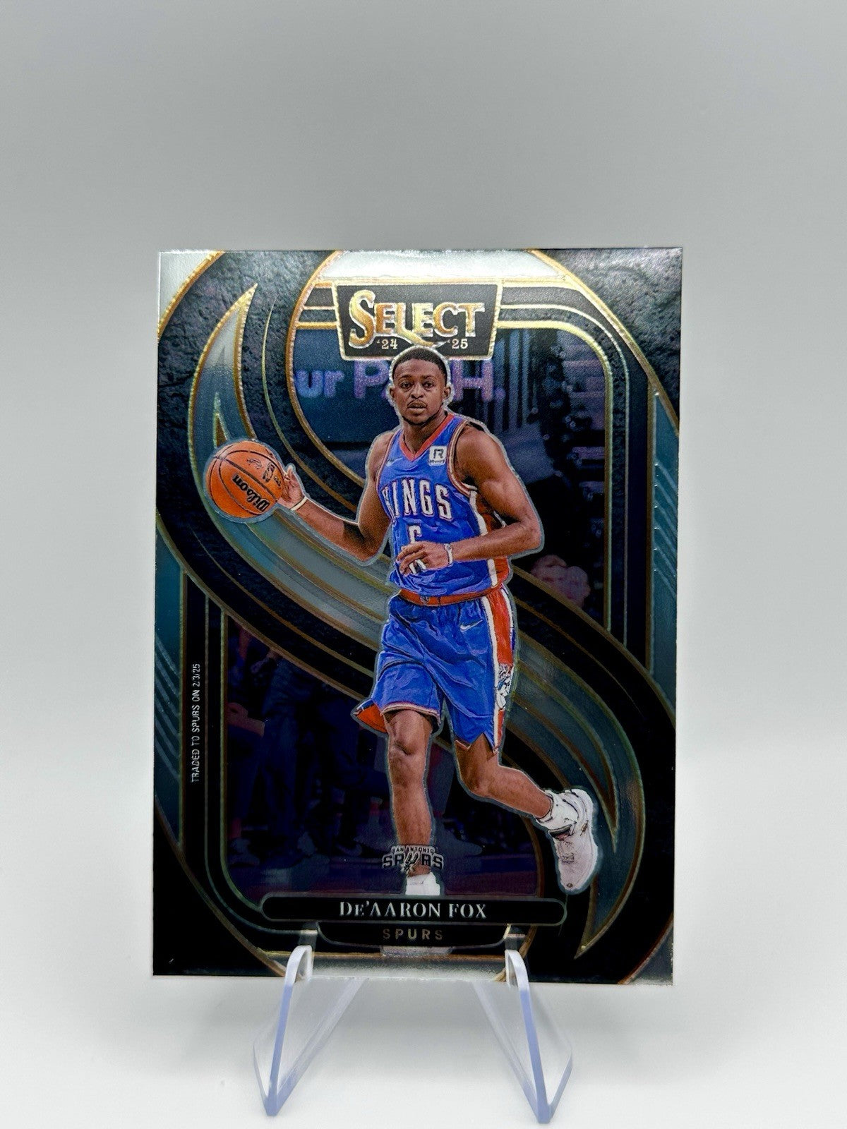 2024-25 Select Premier Level #150 San Antonio Spurs De'Aaron Fox NBA Card