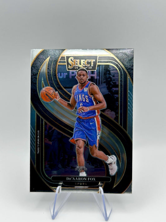 2024-25 Select Premier Level #150 San Antonio Spurs De'Aaron Fox NBA Card