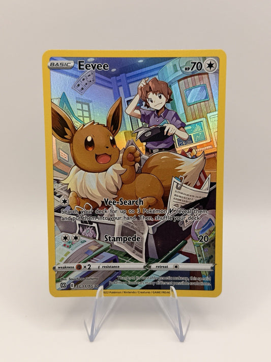 Pokemon Eevee TG11/TG30 Trainer Gallery Brilliant Stars Near Mint
