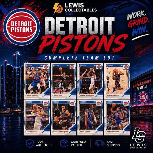 2024-25 Donruss Detroit Pistons Team Lot Cade Cunningham Ausar Thompson NM