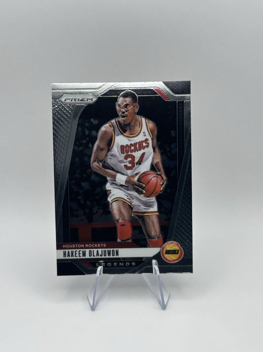 2024-25 Panini Prizm Legends #296 Hakeem Olajuwon Houston Rockets NBA Card