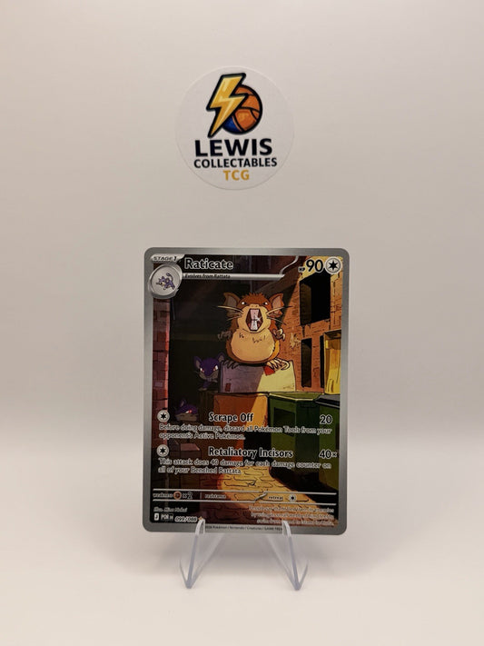 Pokemon Raticate AR 099/088 Art Rare Perfect Order NM