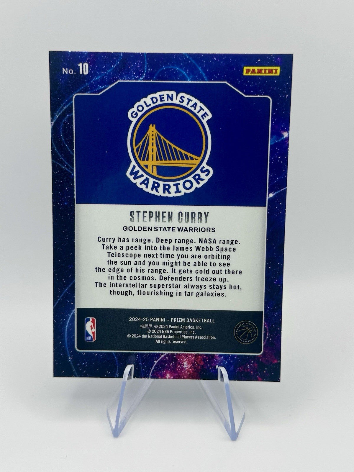 2024-25 Panini Prizm Prizm Deep Space Curry Doncic LeBron 3 Card Lot NBA Card