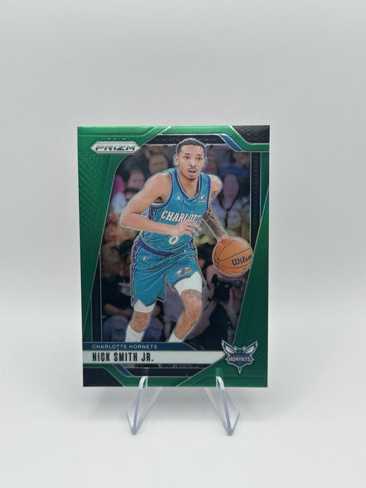 2024-25 Panini Prizm Green Prizm #185 Nick Smith Jr. Charlotte Hornets NBA Card