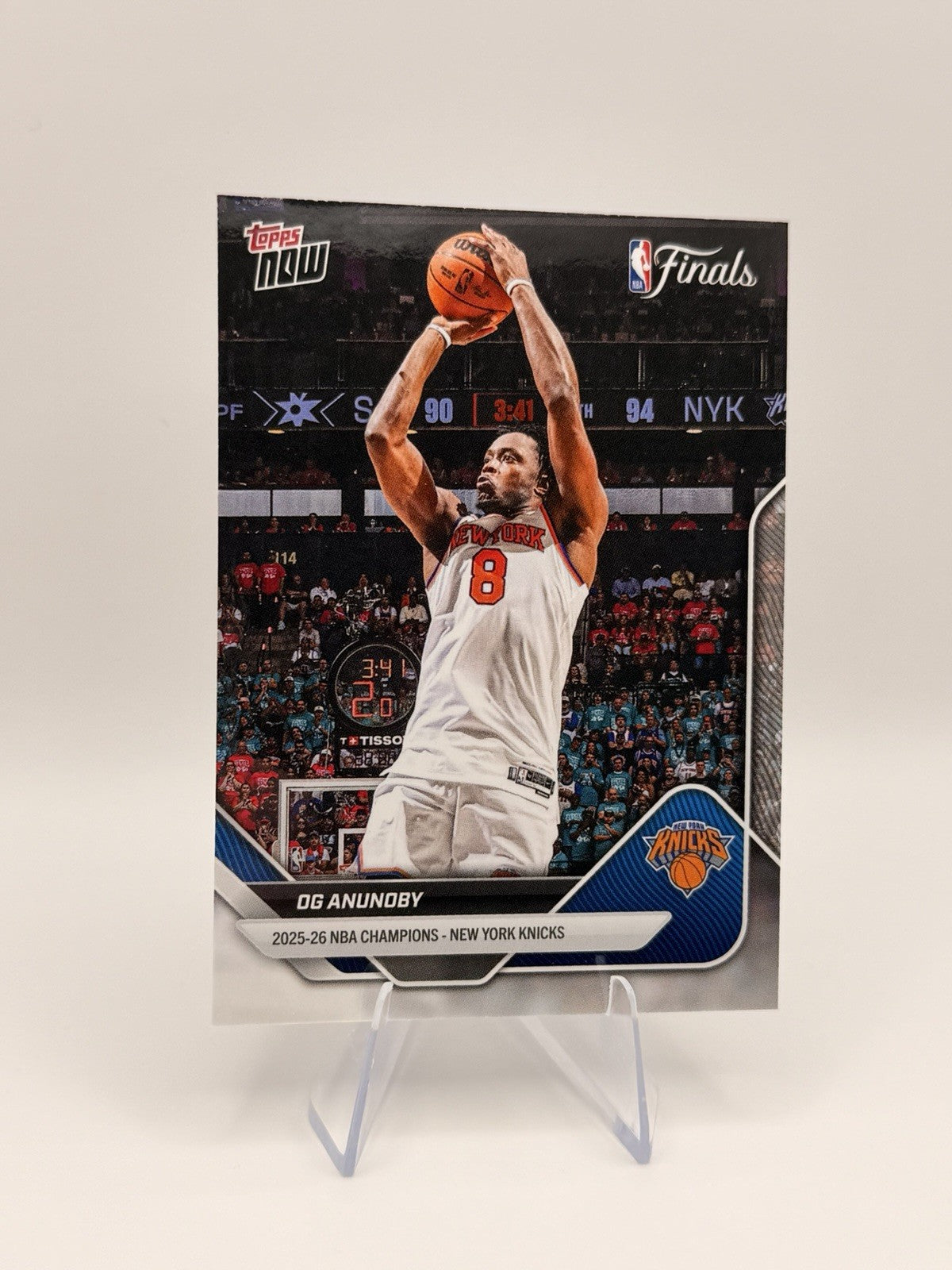 Topps NOW 2025-26 NBA Finals Champions New York Knicks 15 Card Team Set Complete
