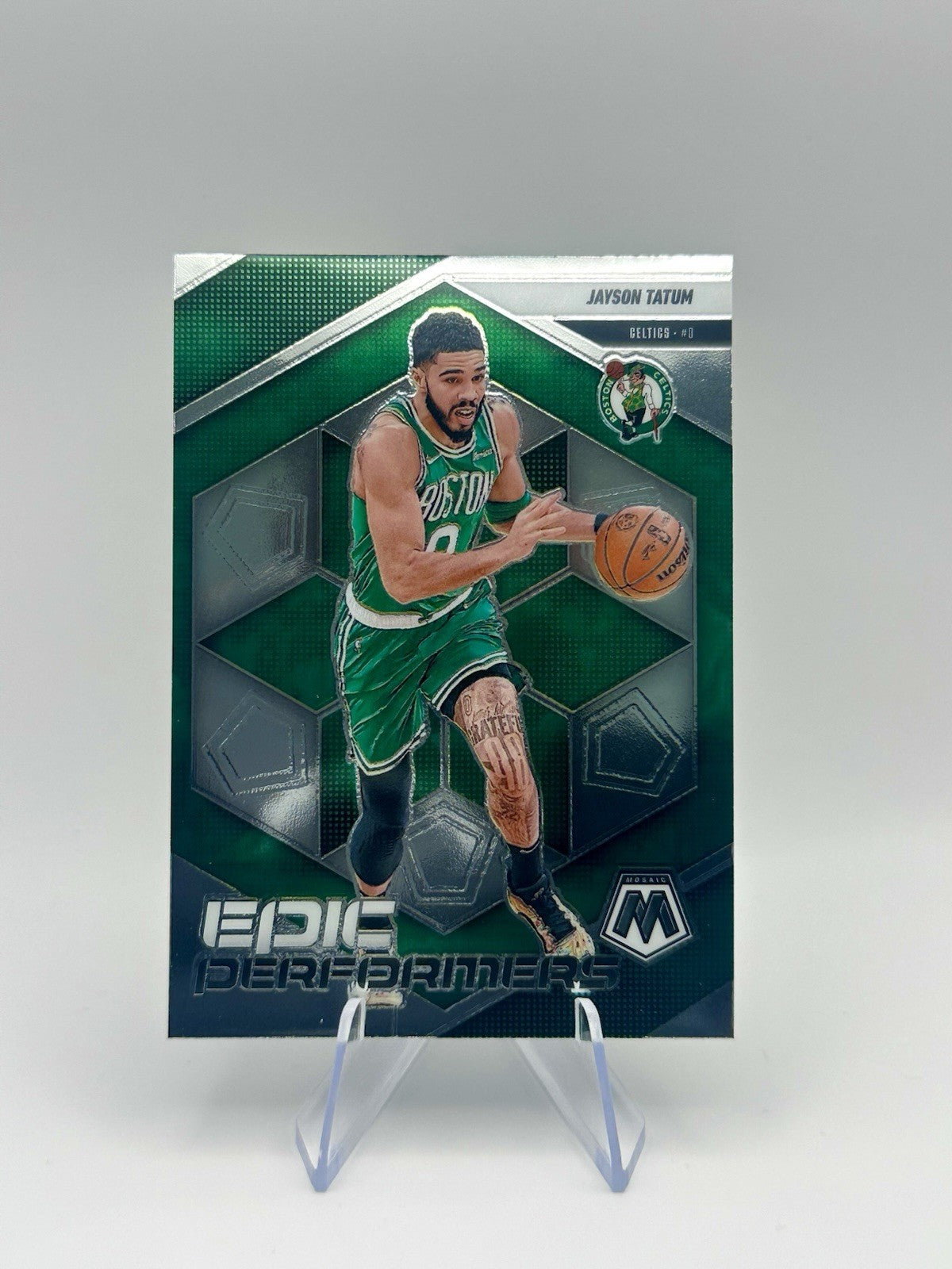 2024-25 Panini Mosaic Jayson Tatum Epic Performers Insert Boston Celtics #4