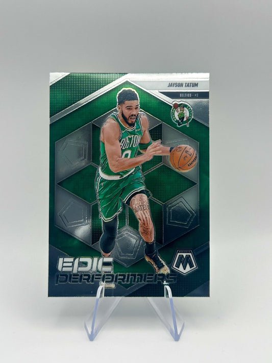 2024-25 Panini Mosaic Jayson Tatum Epic Performers Insert Boston Celtics #4