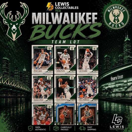 2024-25 Donruss Milwaukee Bucks Team Lot Giannis Lillard RC Cards NBA Card