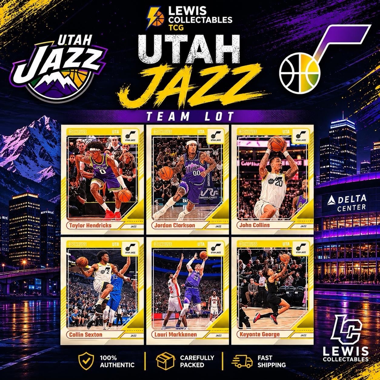 2024-25 Donruss Sacramento Kings Team Lot Sabonis DeRozan Monk NBA Card