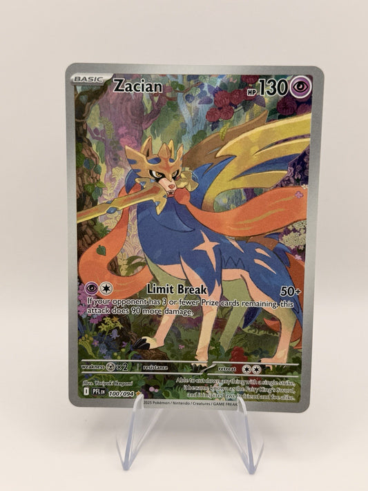 Zacian 100/094 Illustration Rare Phantasmal Flames Pokemon Card PFL EN