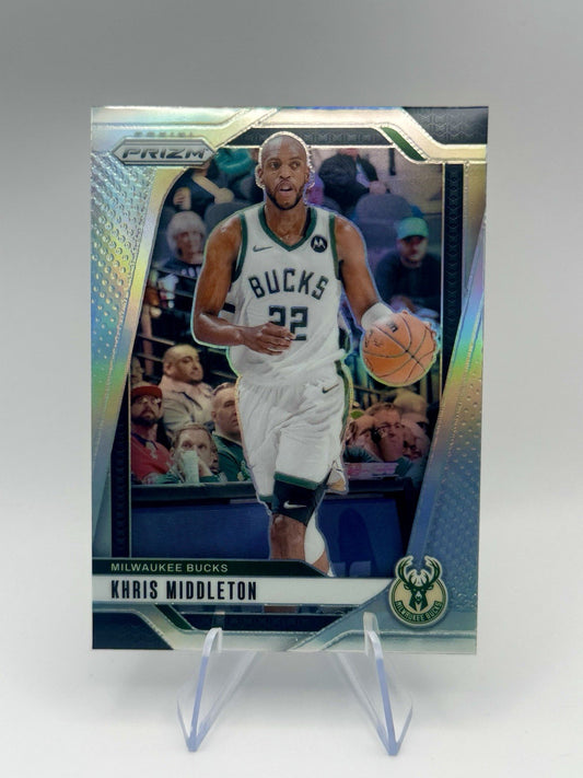 2024-25 Panini Prizm Khris Middleton #153 Silver Milwaukee Bucks NBA Card