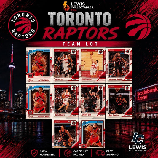 2024-25 Donruss Toronto Raptors Team Lot Barnes Barrett Walter RC NBA Card