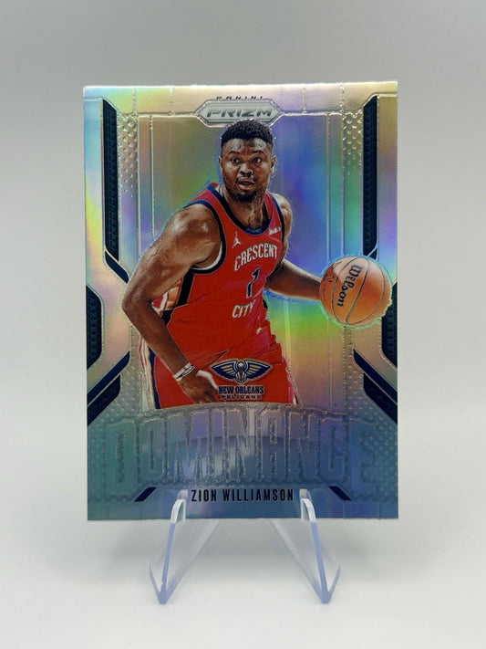 2024-25 Panini Prizm Zion Williamson Dominance Silver #22 New Orleans NBA Card