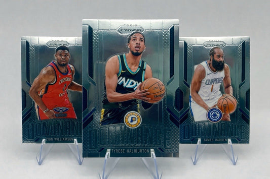 2024-25 Panini Prizm Dominance Star Lot Zion Haliburton Harden NBA Card